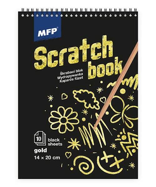 Wydrapywanka 14x20 blok 10K MFP Gold Black