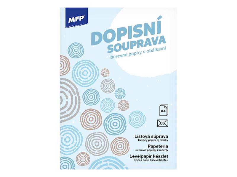 Papeteria wzór Kółka LUX 5+10