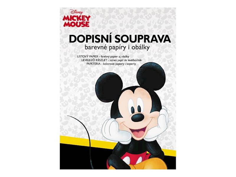 Papeteria wzór Disney Myszka Mickey Mouse Lux 5+10