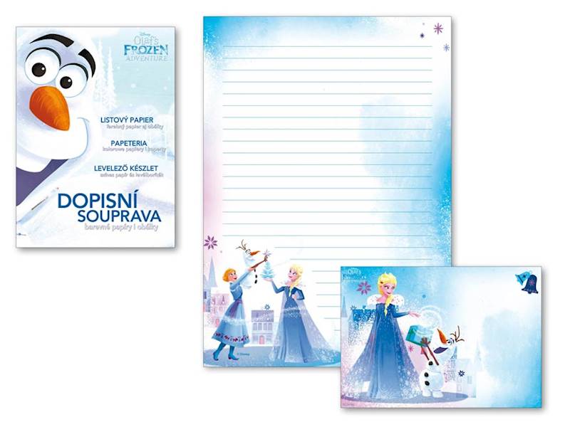 Papeteria wzór Disney Kraina Lodu Olaf Lux 5+10