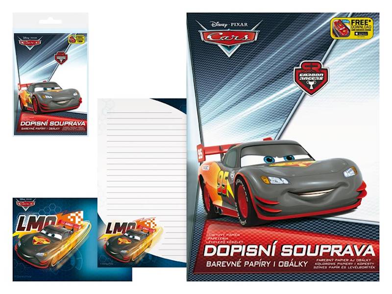 Papeteria wzór Disney Auta Cars LMO Lux 5+10