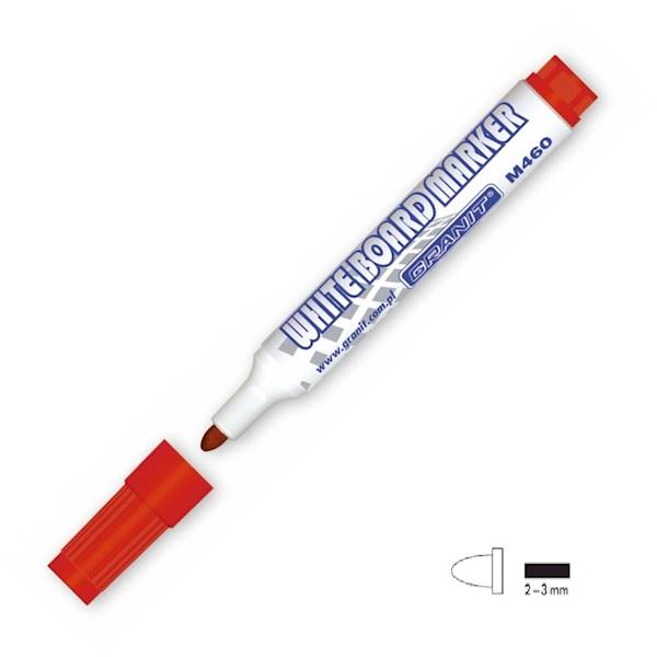 marker GRANIT do tablic M460 K/O czerwony