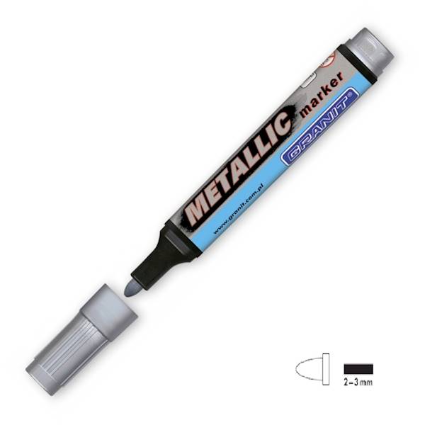 marker GRANIT Metalik M165 K/O srebrny