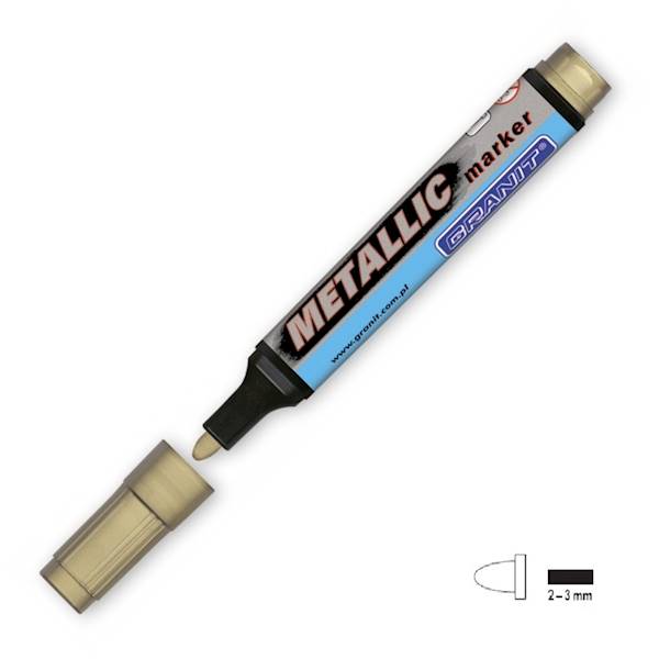 marker GRANIT Metalik M165 K/O złoty