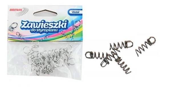 Zawieszki do styropianu haczyk metalowy 12szt./op.