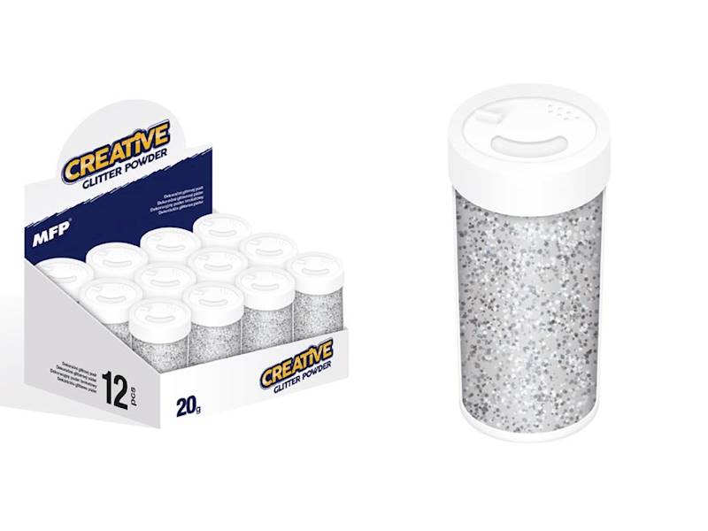 Brokat sypki MFP srebrny 20g 