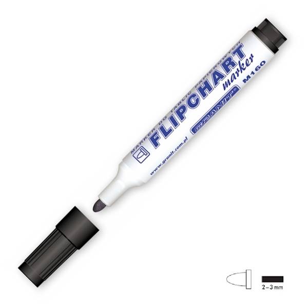 Marker do Flipchartów Granit M160 czarny