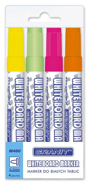 Marker GRANIT do tablic M460 K/O 4 kol. Pastelowe
