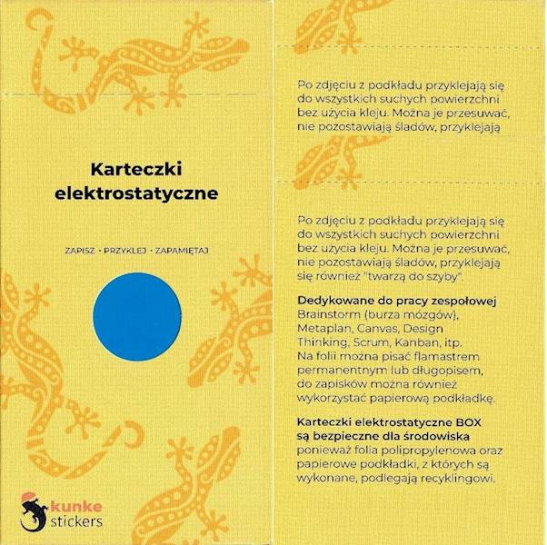 Notes karteczki elektrostatyczne 7,5x15cm 50szt. N