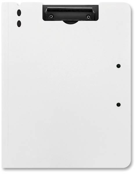 Clipboard A4/A3 z dwoma klipami i okładką biała