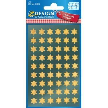Naklejki Christmas ZDESIGN Złote gwiazdy małe