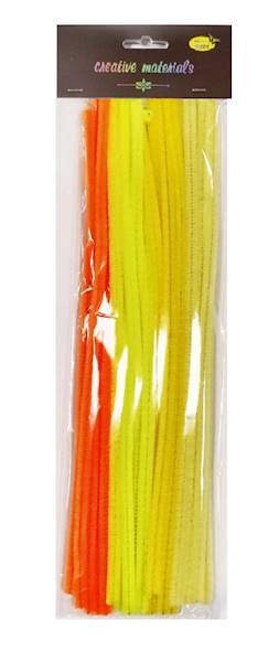 Druciki kreatywne 0,9x30cm 20szt. tonacja żółta