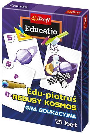 Karty do gry Edu Piotruś - Rebusy kosmos TREFL