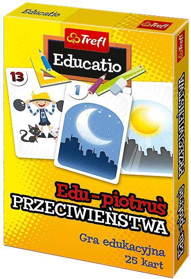 Karty do gry Edu Piotruś - Przeciwieństwa TREFL