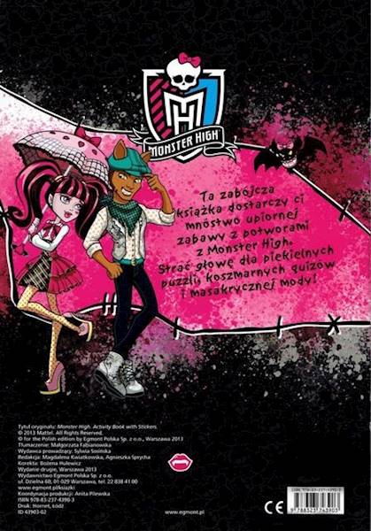 Monster High - Zombiastyczne łamigłówki