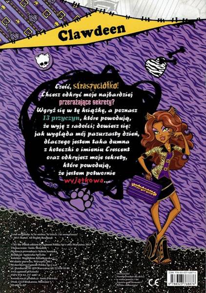 Monster High - Bądź wyjątkowa. Clawdeen