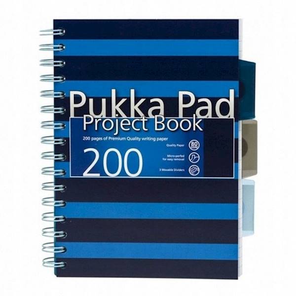 Kołozeszyt A5 Pukka Pad Project Book niebieski