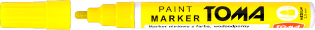 marker olejowy TOMA TO-440 2,5mm żółty neon 