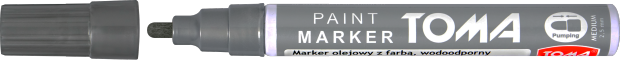 marker olejowy TOMA TO-440 2,5mm szary