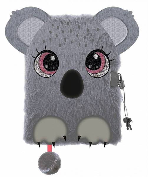 Pamiętnik z kłódką włochacz A5 96k Koala
