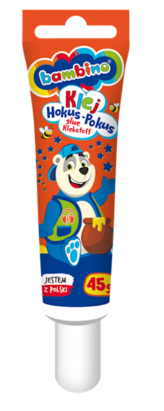 Klej Hokus-Pokus Majewski Bambino tuba 45g Miś