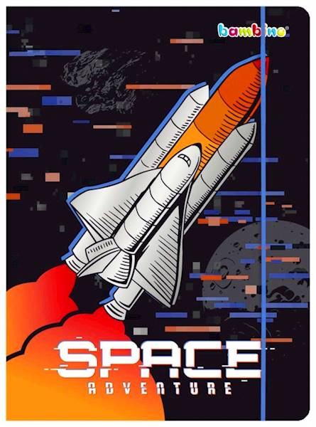 teczka z gumką A4 zw Majewski Space Adventure