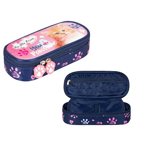 Piórnik saszetka Stright PC-01 Little Friends Kot