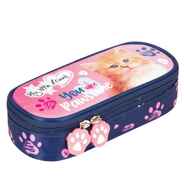 Piórnik saszetka Stright PC-01 Little Friends Kot