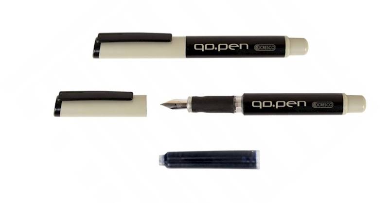 pióro szkolne ze stalówką Cresco GO PEN Color czar
