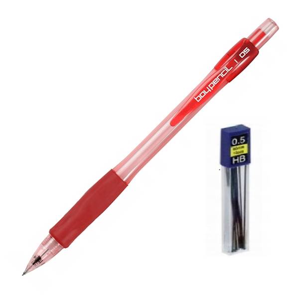 Ołówek aut. 0,5 RYSTOR BOY-PENCIL czerwony