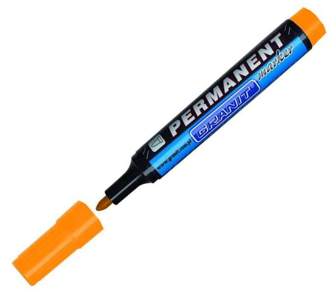marker permanent GRANIT M865 UV pomarańczowy