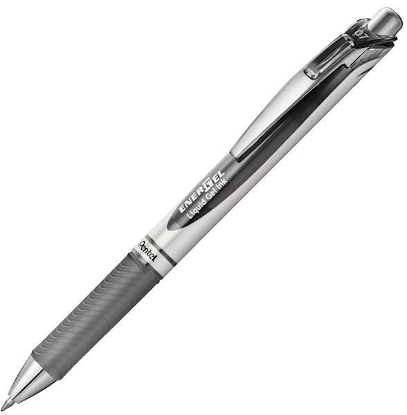 Pióro kulkowe Pentel EnerGel BL77 0,7 Szare