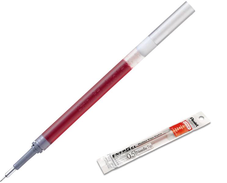 Wkład  kulkowy EnerGel PENTEL 0,5 czerwony LRN5-B 