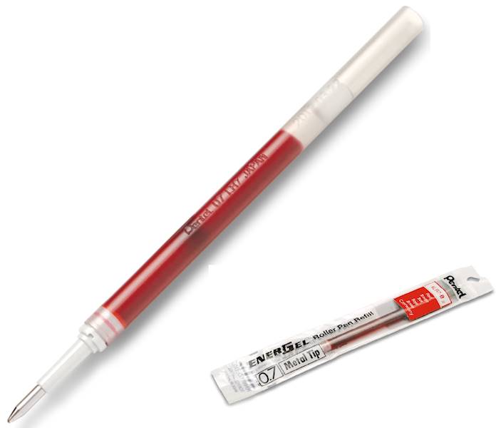 Wkład  kulkowy EnerGel PENTEL 0,7 czerwony LRP7-BX