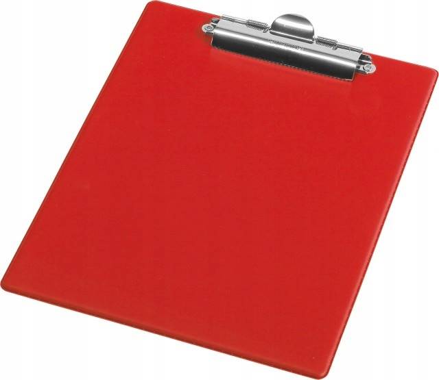 Clipboard A4 Panta Plast deska czerwona