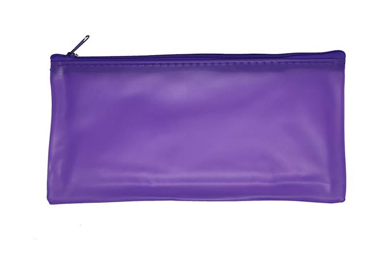 Piórnik saszetka Panta Plast matowy fioletowy