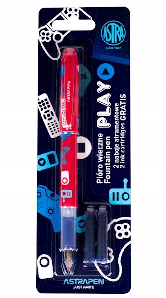 Pióro ze stalówką AstraPen Play czerwone
