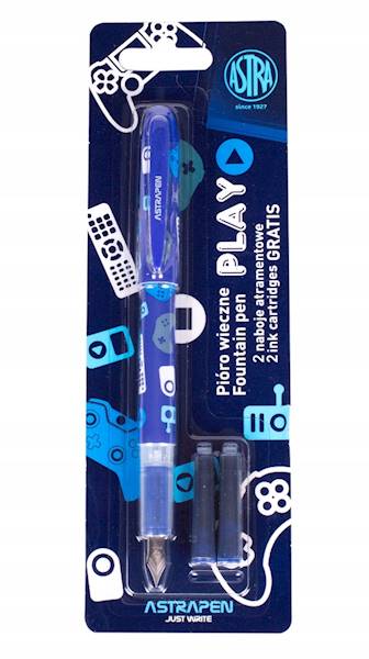 Pióro ze stalówką AstraPen Play niebieskie