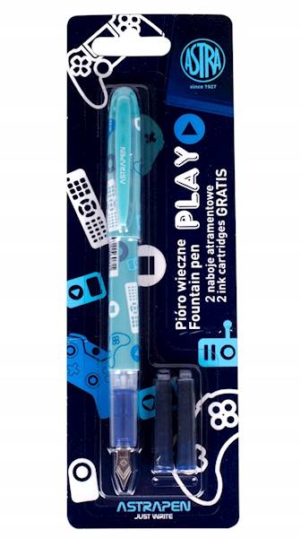Pióro ze stalówką AstraPen Play błękitne