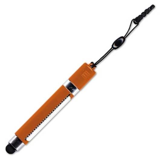 Długopis ze ściągą, do ekranów Touch pen pomarańcz