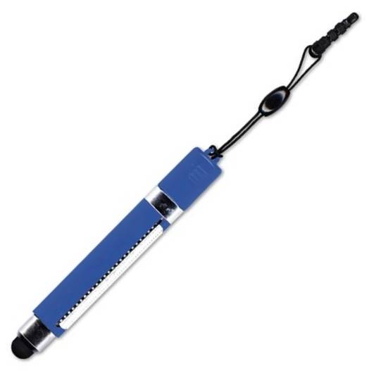 Długopis ze ściągą, do ekranów Touch pen niebieski
