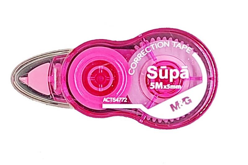 Korektor w taśmie mini M&G 5mm*5m SUPRA czerw.