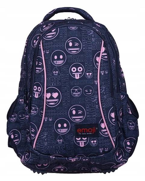 Plecak 3-komorowy Stright BP26 Emoji Pink