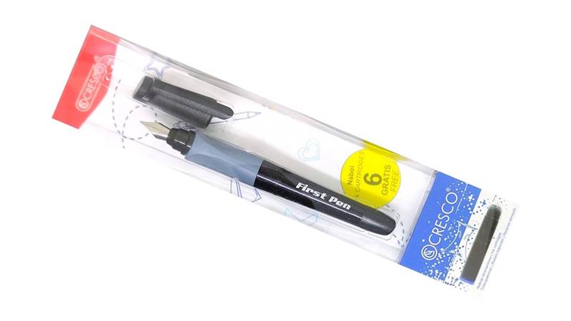 Pióro wieczne First Pen + 6 naboi czarne