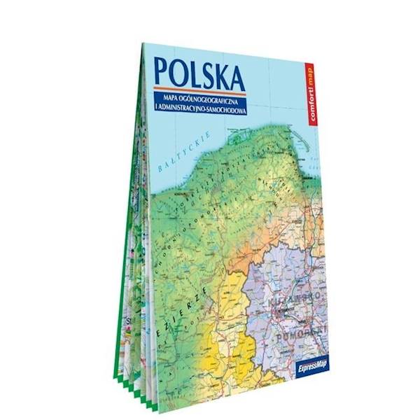 Comfort!map Polska XXL 1:1 000 000 Mapa laminowana