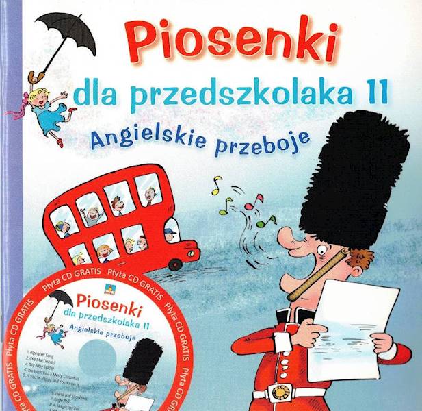 Piosenki dla przedszkolaka 11 Angielskie przeboje 