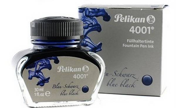 Atrament Pelikan 4001 30ml Blue Black granatowy