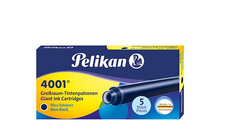 Naboje Pelikan długie granatowe Blue Black op/5szt