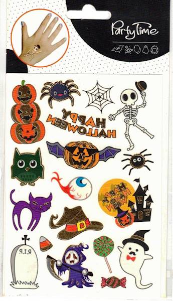 Tatuaże halloweenow Party Time Halloween Happy