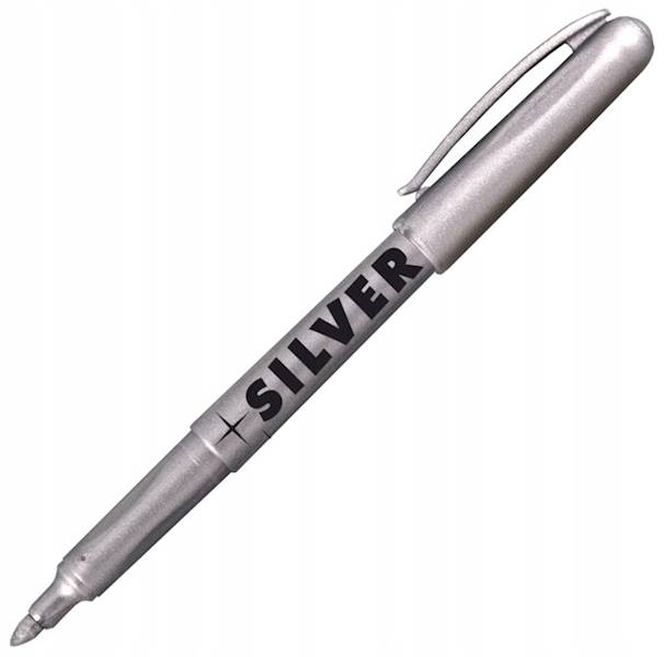 Marker Permanentny Srebrny 1,5-3mm Centropen 